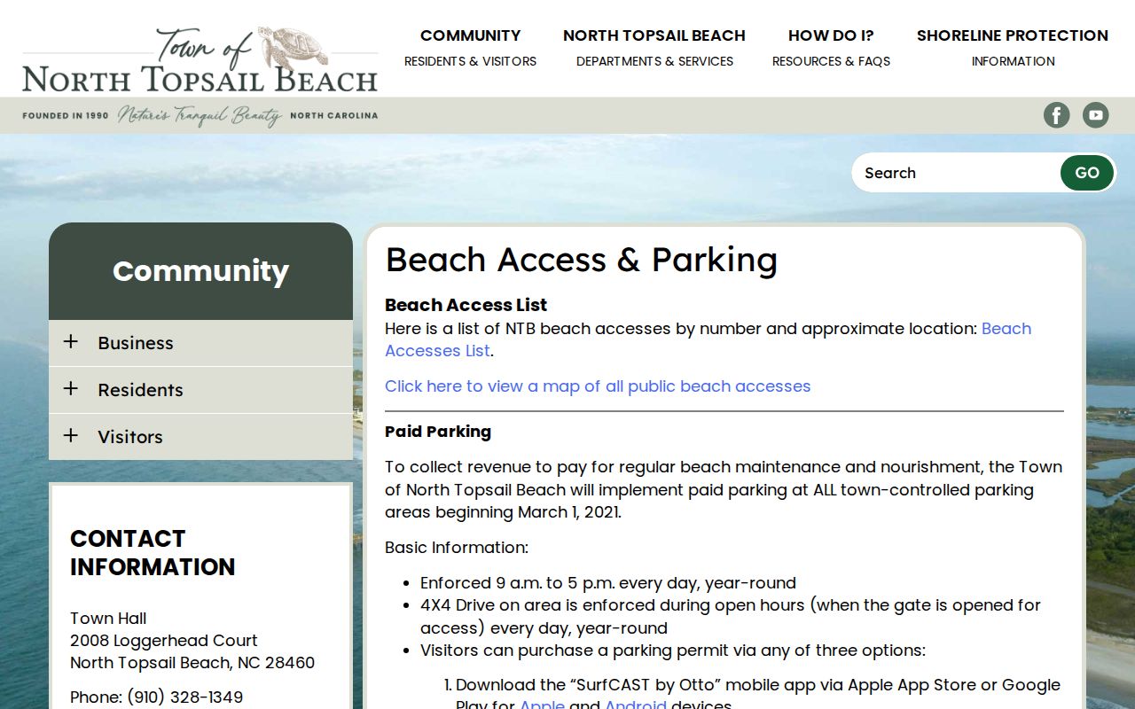 North Topsail Beach court docket distinction for town parking citation rules