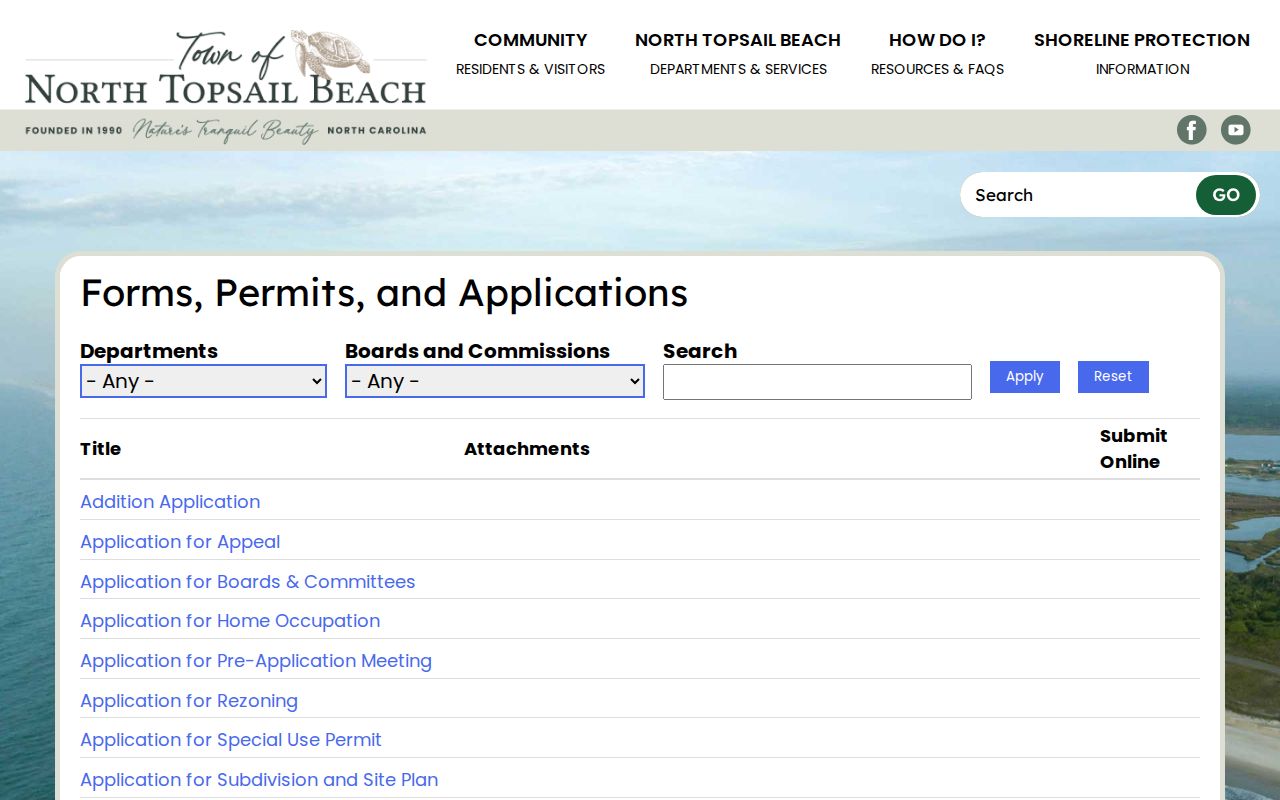 North Topsail Beach court docket and town public-record form distinction